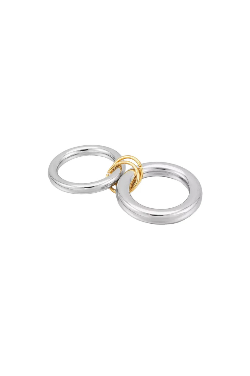 Preston Two Tone Stacked Ring