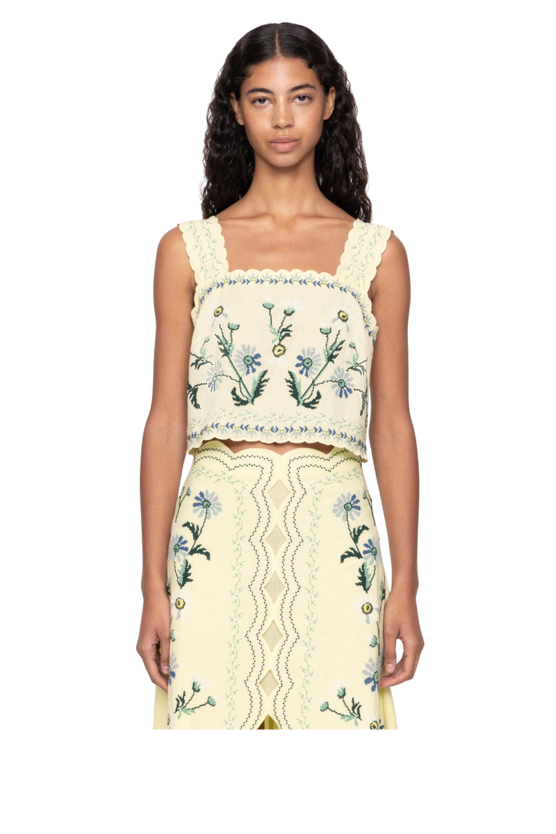 Audra Embroidery Tank Top