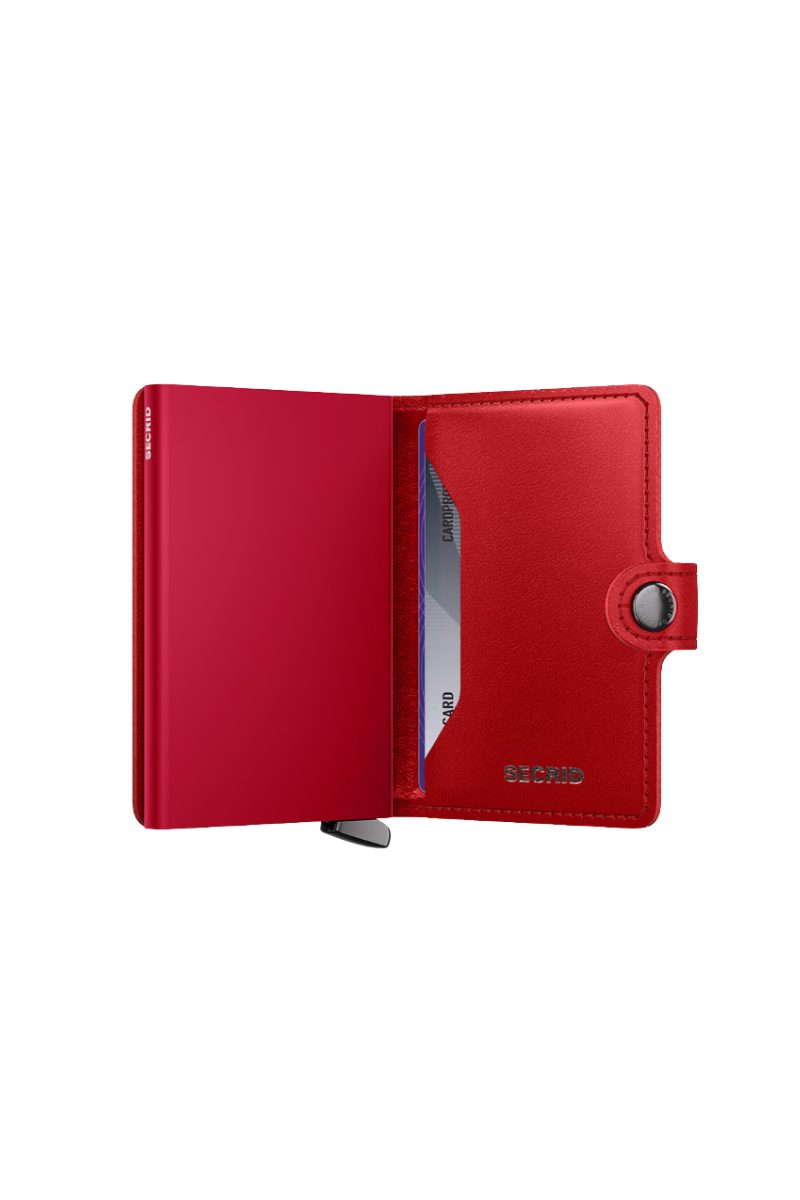 Premium Miniwallet - Emboss Diamond Red