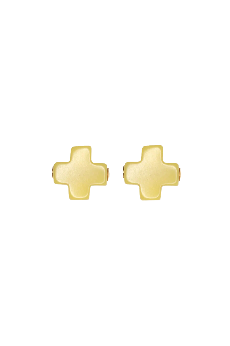 Signature Cross Gold Stud - Gold