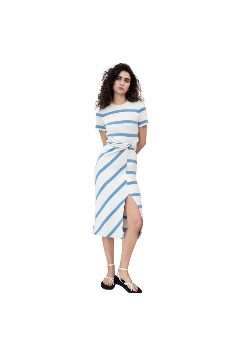 Short Sleeve Striped Cody Dress