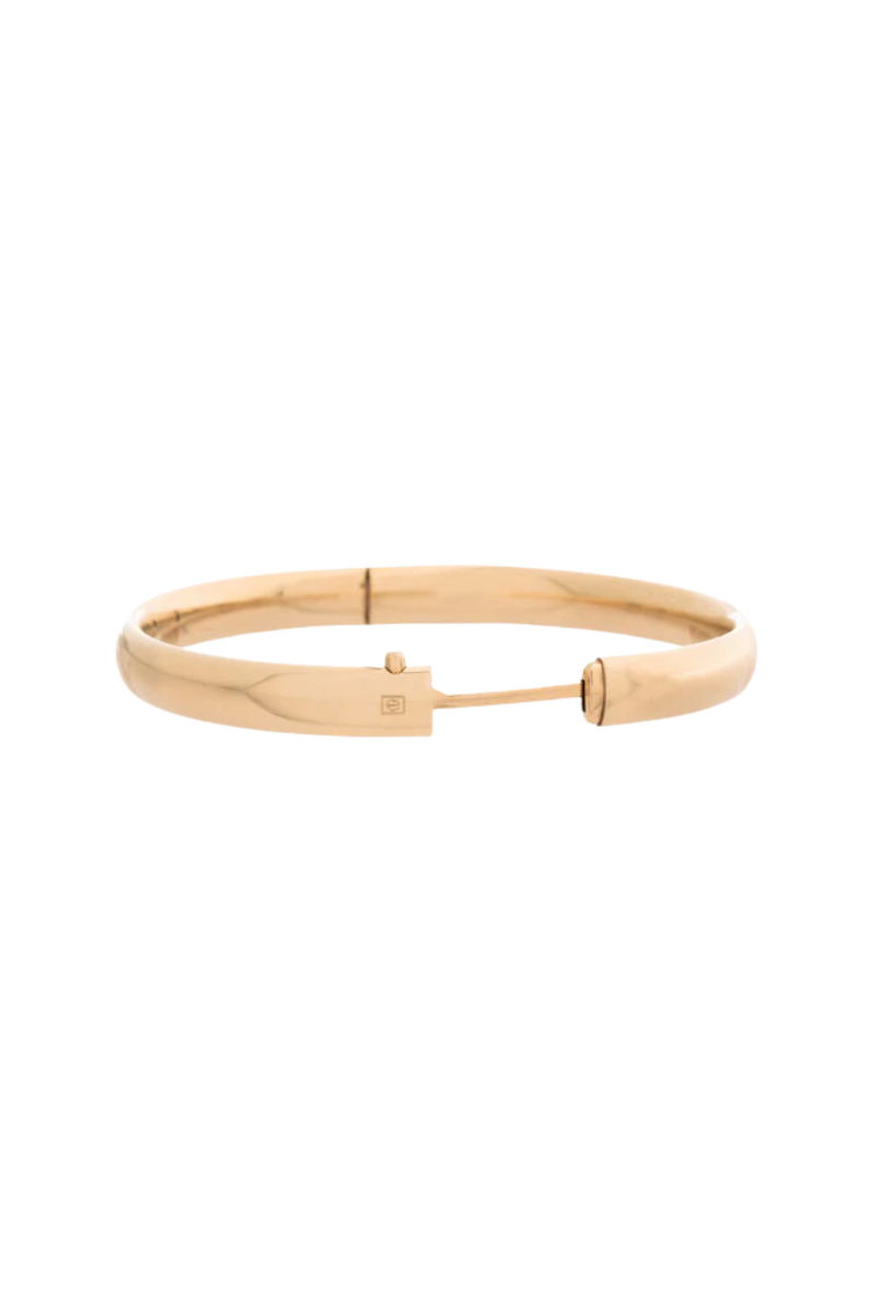 Cherish Gold Bangle Bracelet Medium