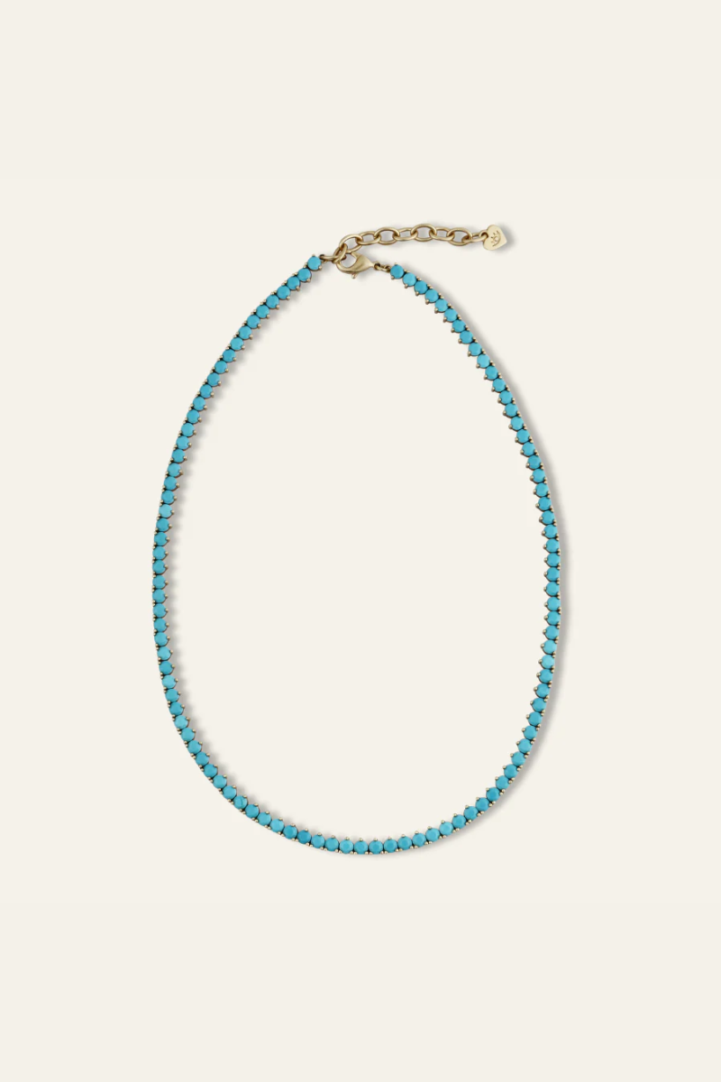 Turquoise Tennis Necklace