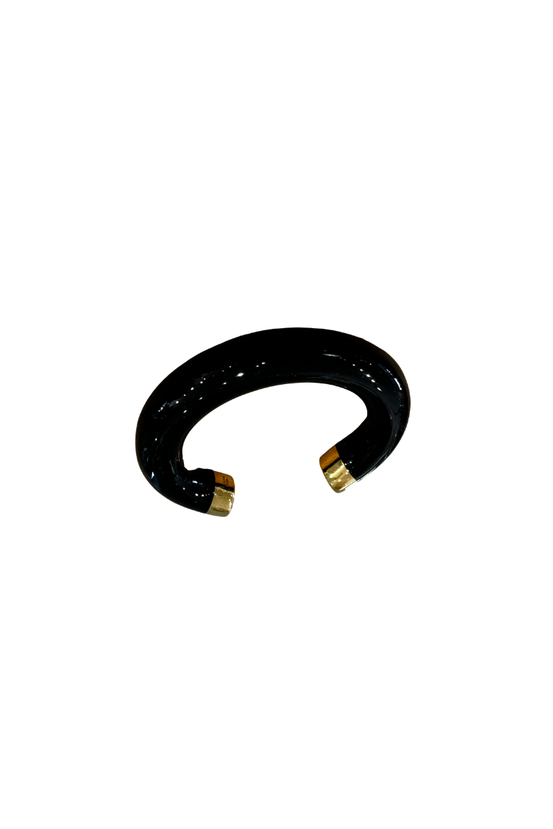 Deep Smokey Gold Polished Bangle