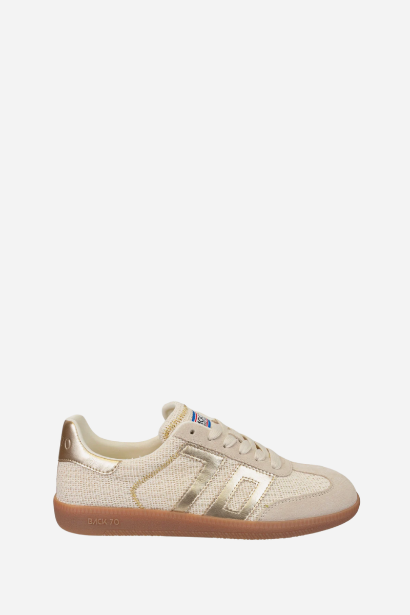 Back 70 Streetwear Iuta Sneakers Gold