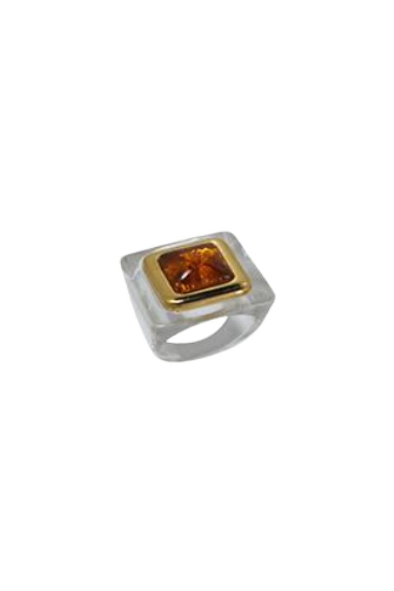 Clear Sandstone Ring
