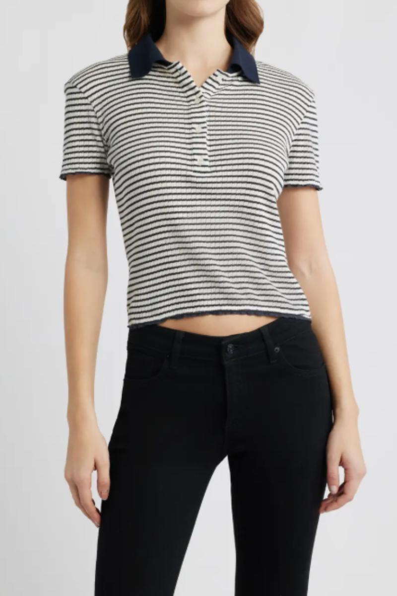 The Pointelle Polo