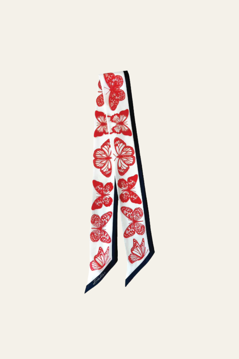 The Mariposa Twilly in Red & Black