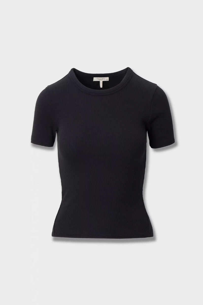 The Essential Rib Short Sleeve Crew