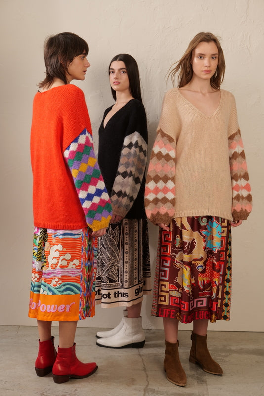 Rosalee printed skirt