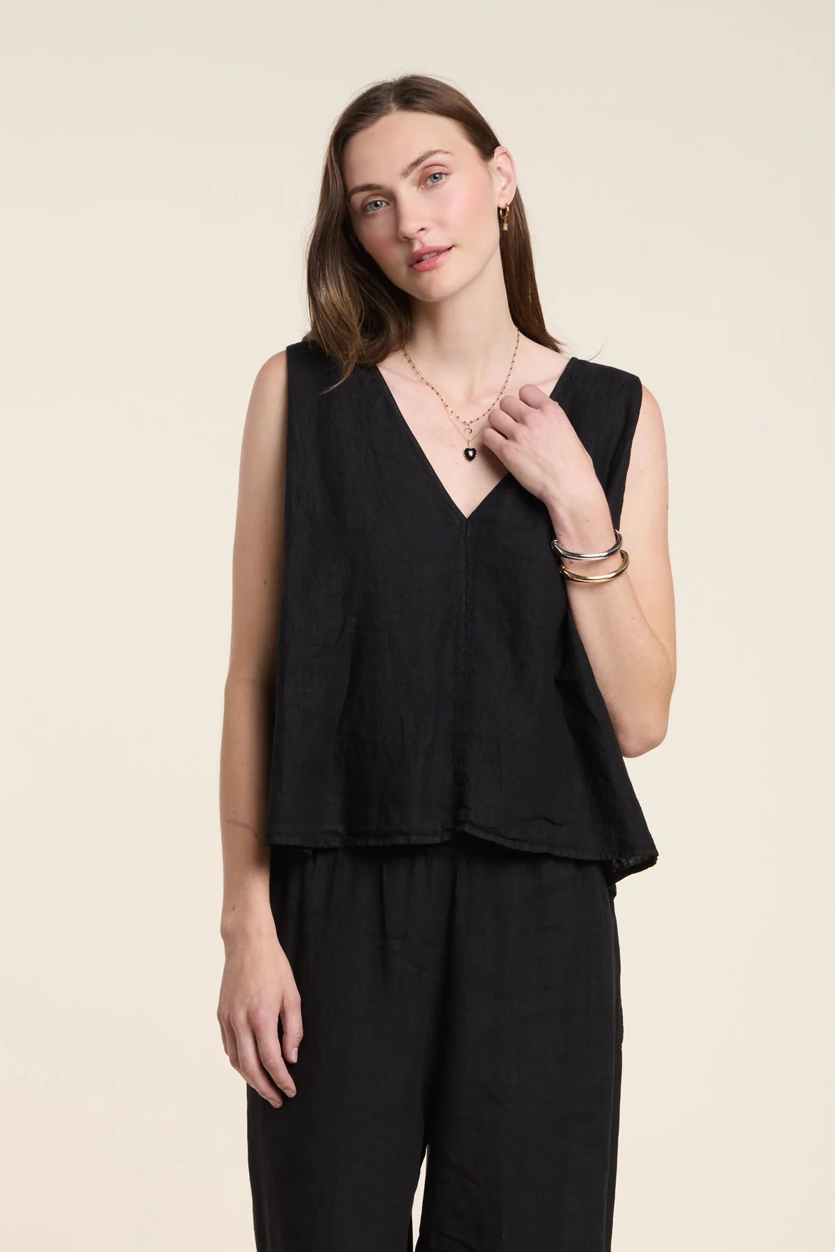 Renna Top in Black