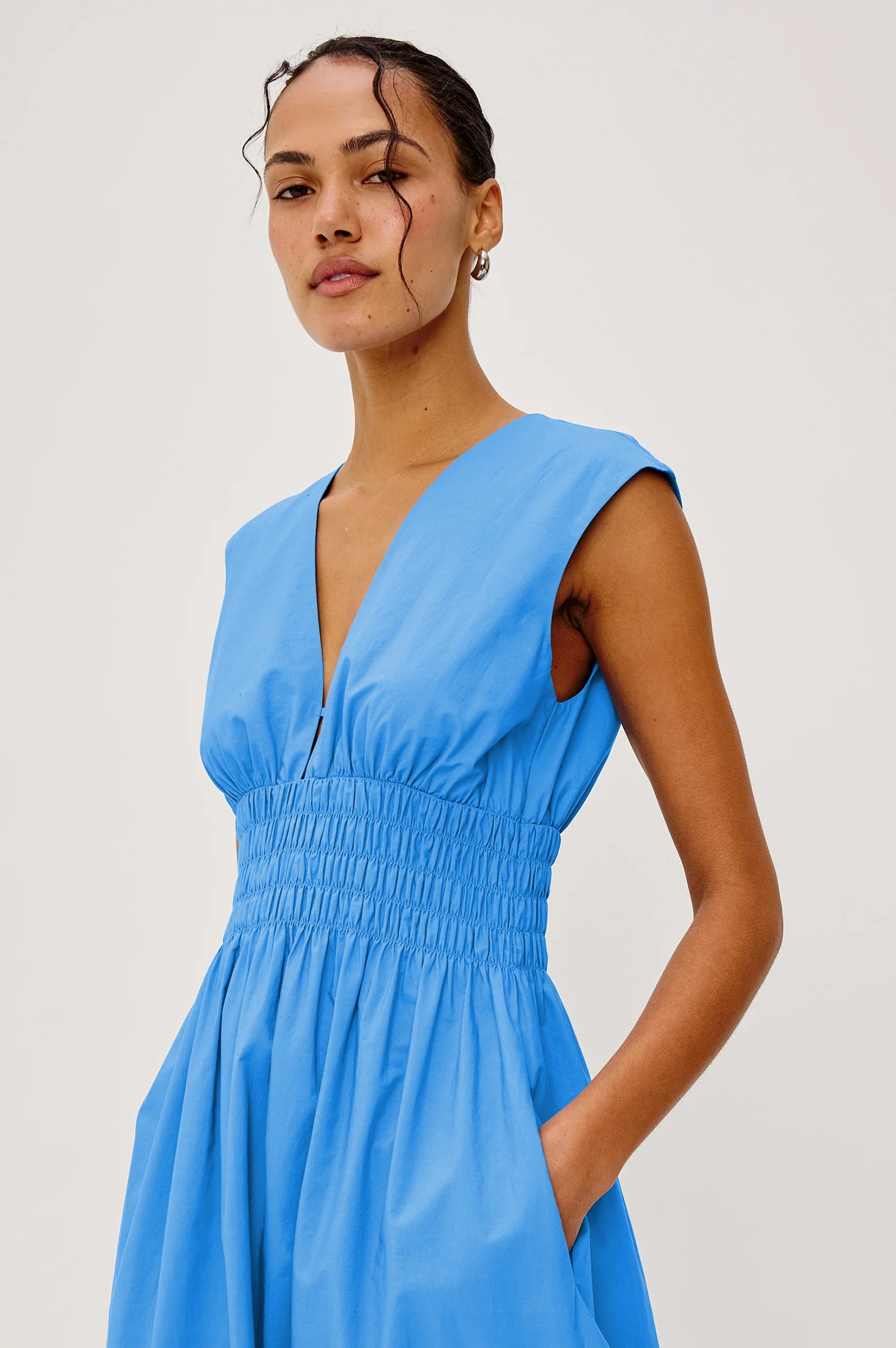 Roxanne Dress Harbor Blue