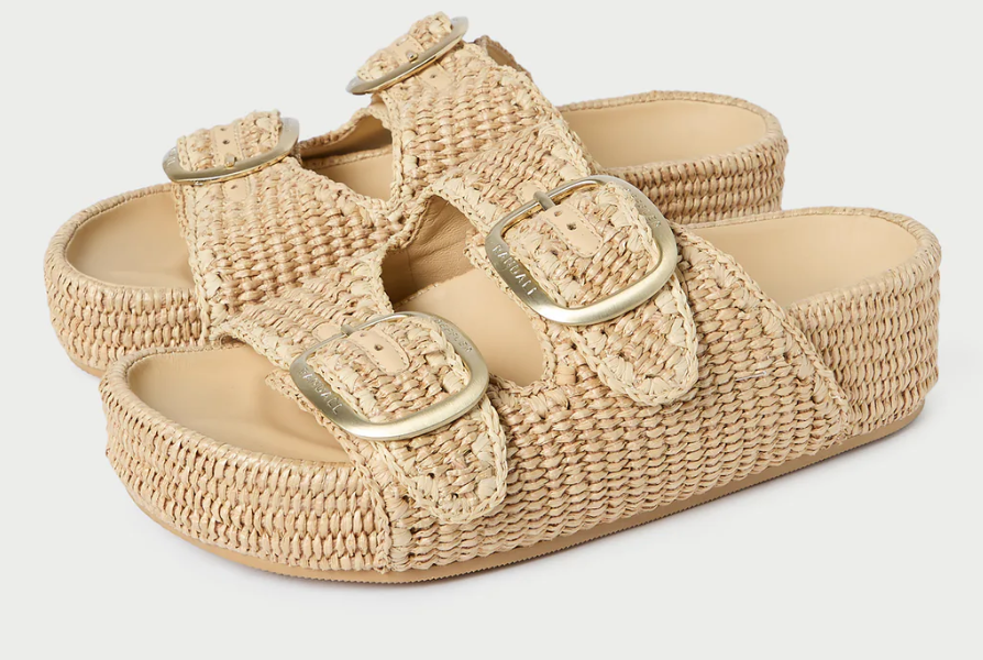 Theo Natural Two-Band Sandal