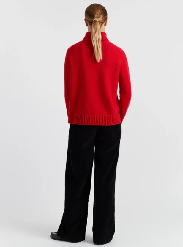 Pure Cashmere Relaxed Rollneck Sweater