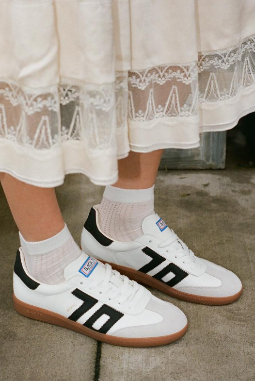 Back 70 Streetwear Cloud Sneakers White Black