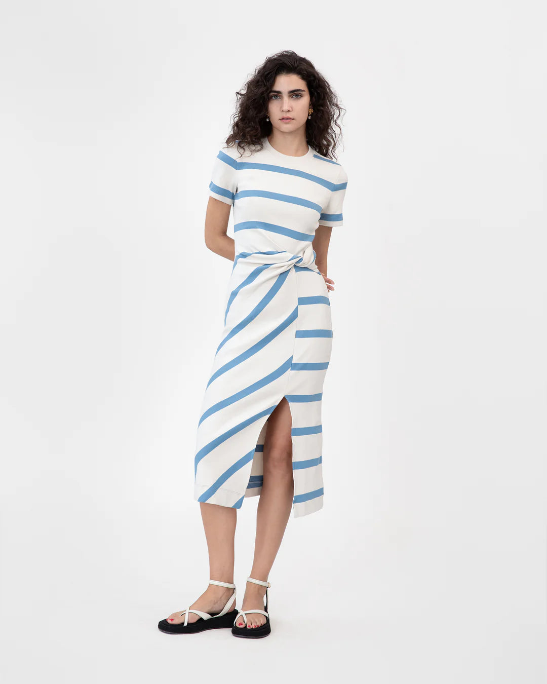 Short Sleeve Striped Cody Dress