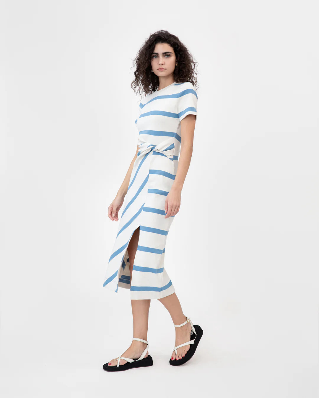 Short Sleeve Striped Cody Dress