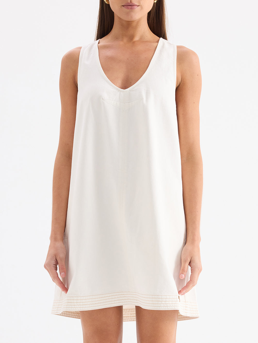 Malo Denim Mini Dress