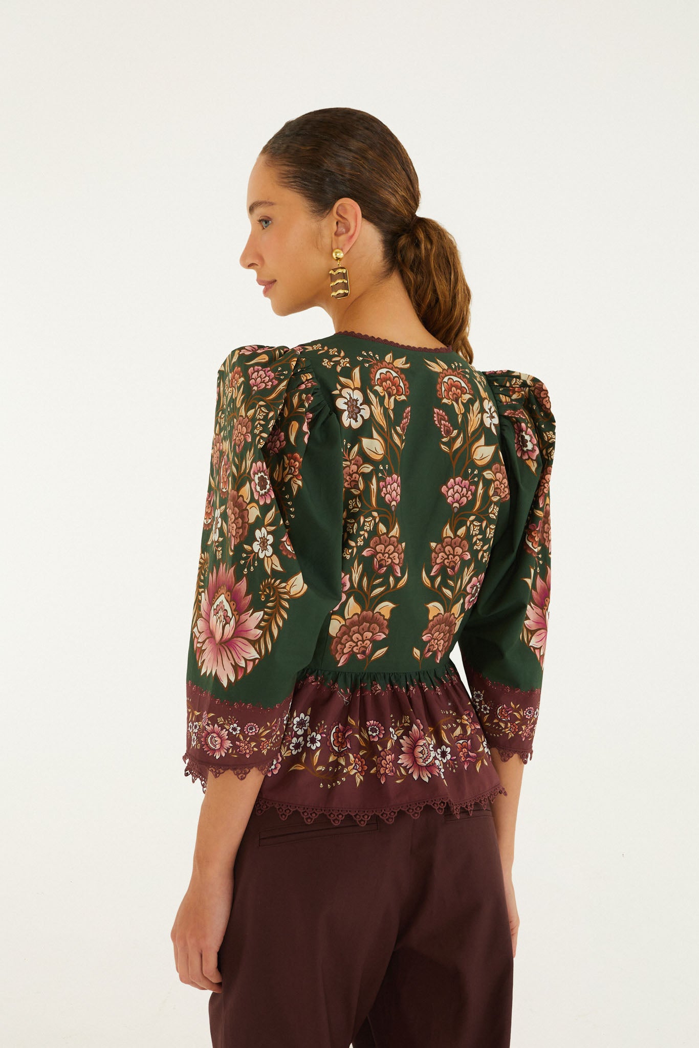 DANIELA GREEN BLOUSE