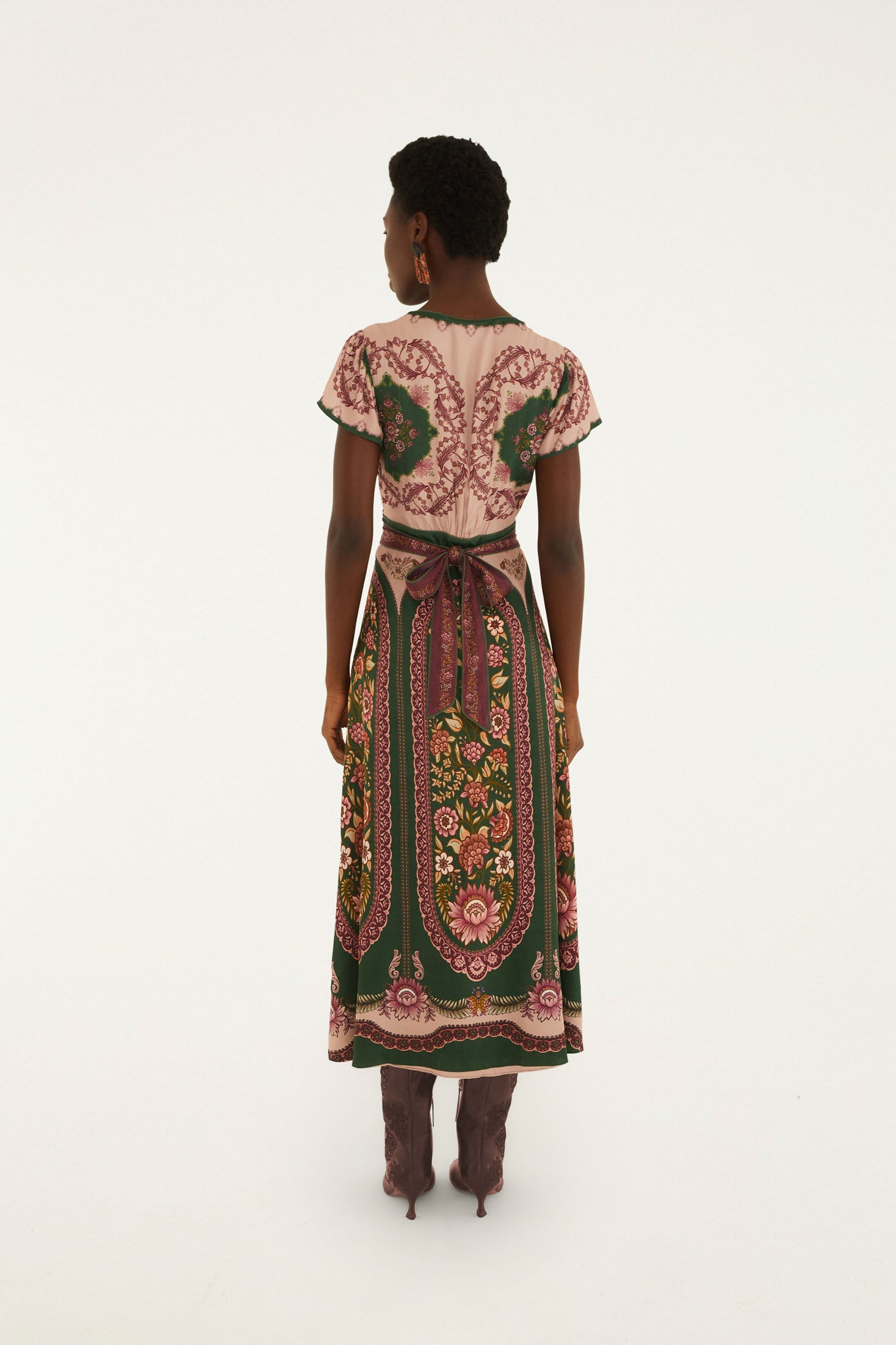 DANIELA GREEN MAXI DRESS