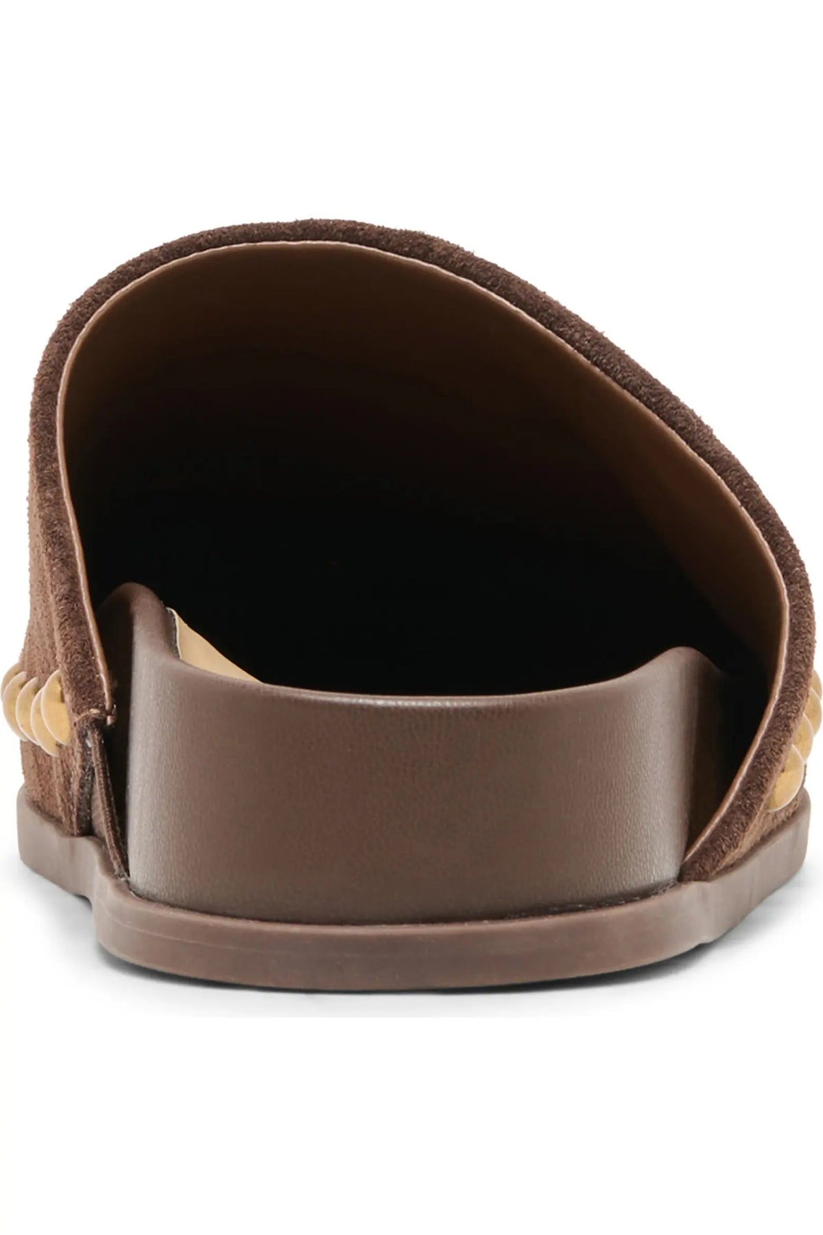 Joney Stud in Dark Brown Suede