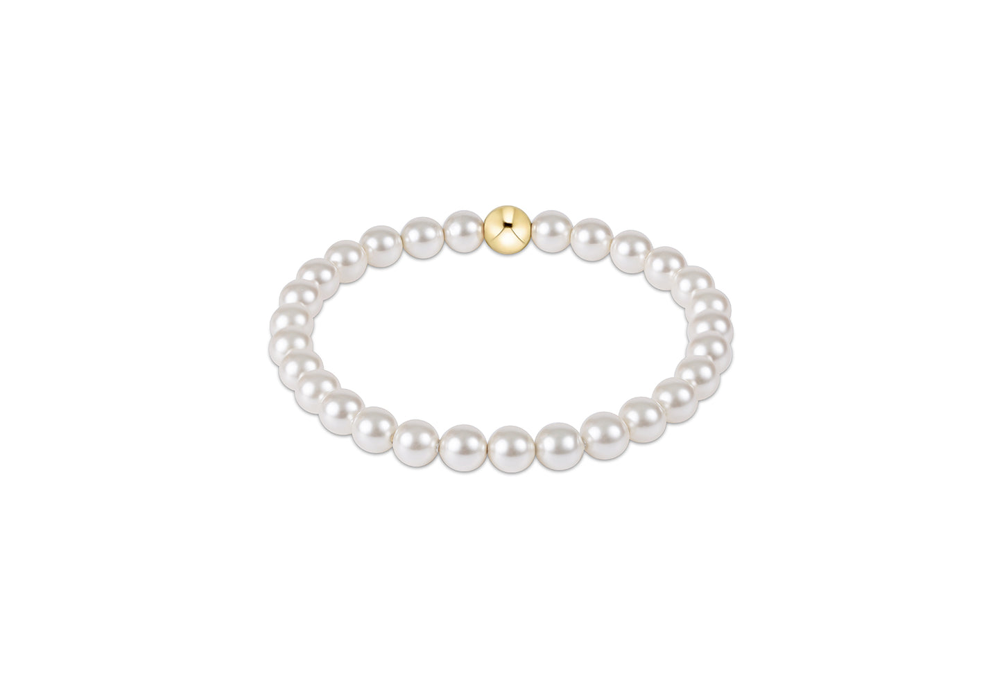 Classic Pearl 6mm Bead Bracelet