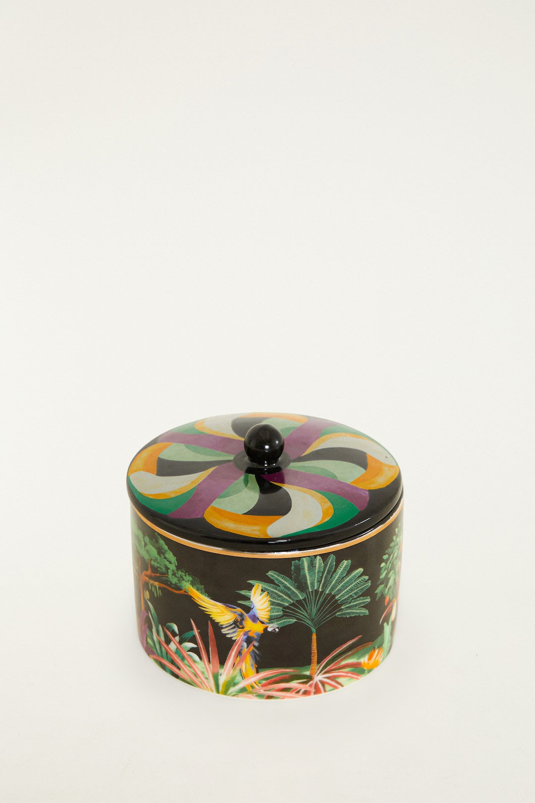 TROPICAL WOODS CERAMIC CANDLE