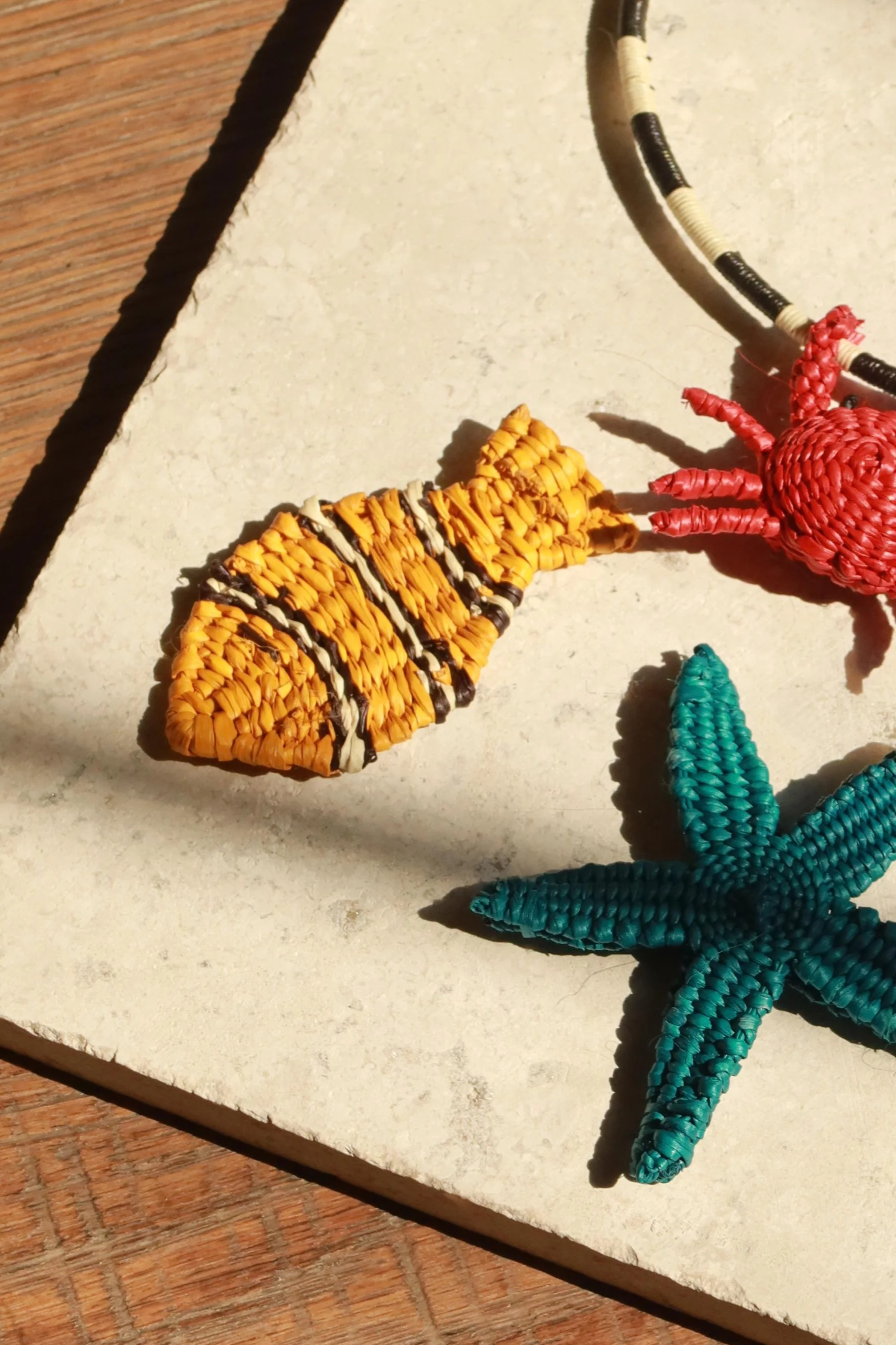 Woven Fish Charm