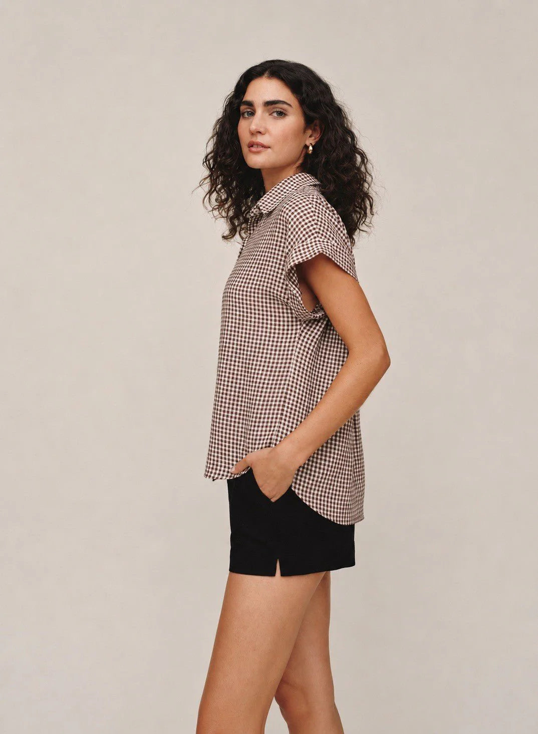 Short Roll Sleeve Shirt