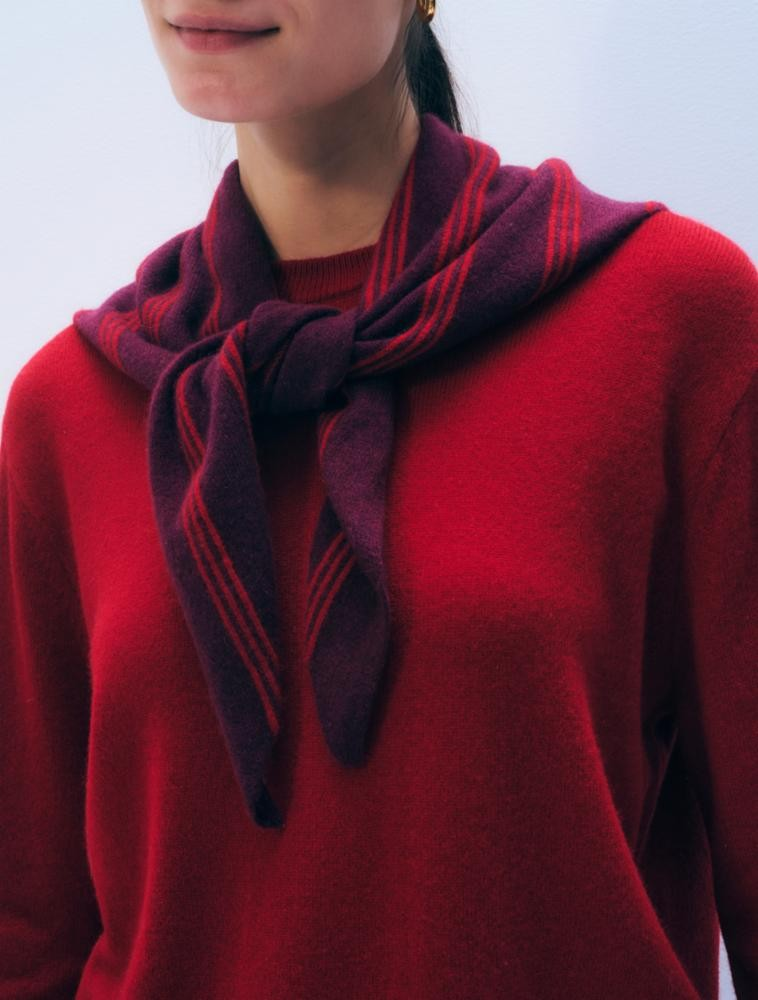 Cashmere Striped Neckerchief